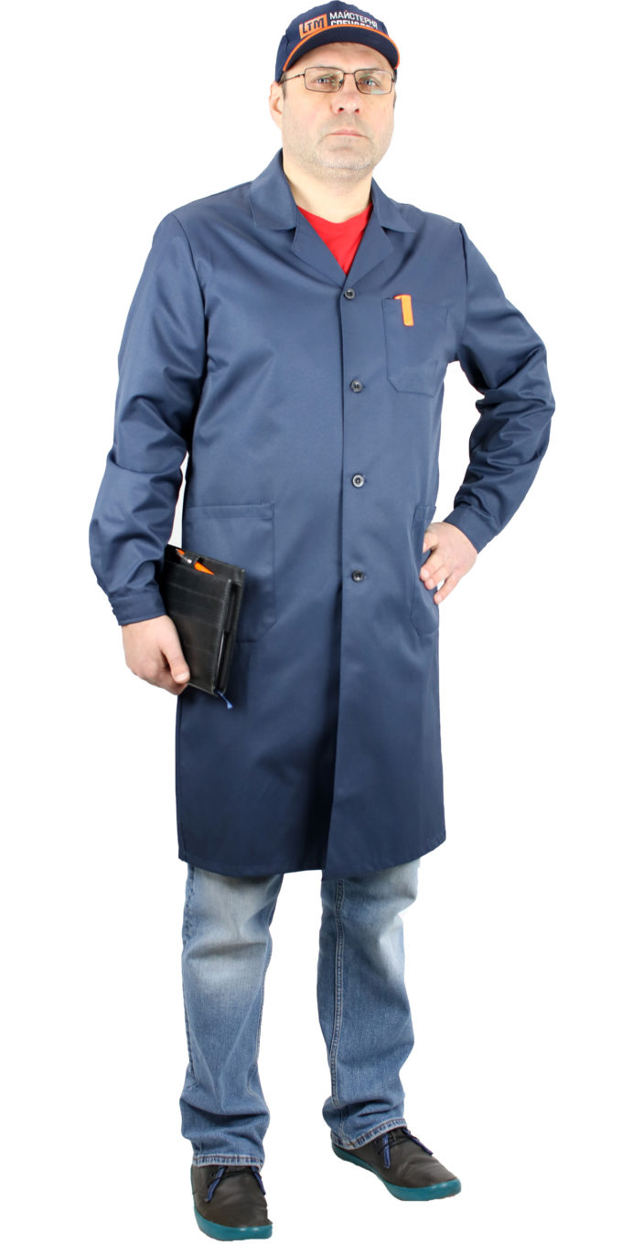 халат робочий чоловічий від виробника спецодягу у Дніпрі, ltm майстерня спецодягу